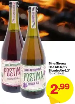 In'S Mercato Birra Strong Red Ale 6,6°/ Blonde Ale 6,3° offerta