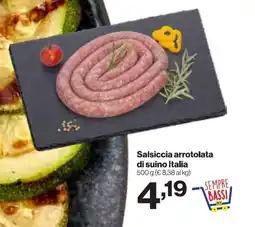 In'S Mercato Salsiccia arrotolata di suino Italia offerta