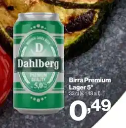 In'S Mercato Birra Premium Lager 5° offerta