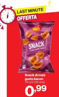 In'S Mercato Snack di mais gusto bacon offerta