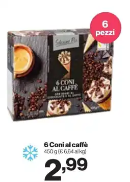In'S Mercato 6 Coni al caffè offerta
