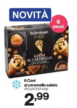 In'S Mercato 6 Coni al caramello salato offerta