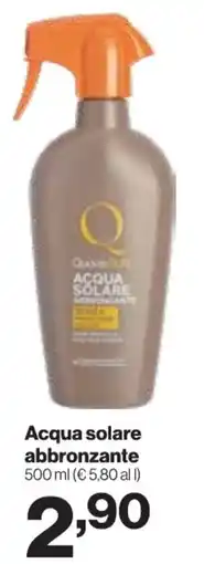 In'S Mercato Acqua solare abbronzante offerta