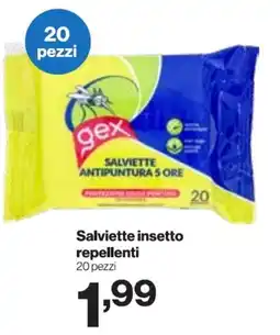 In'S Mercato Salviette insetto repellenti 20 pezzi offerta