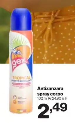 In'S Mercato Antizanzara spray corpo offerta