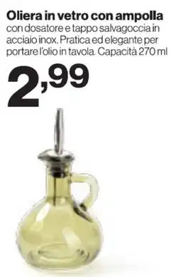 In'S Mercato Oliera in vetro con ampolla offerta