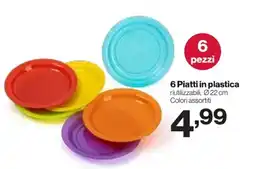 In'S Mercato 6 Piatti in plastica offerta