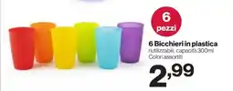In'S Mercato 6 Bicchieri in plastica offerta