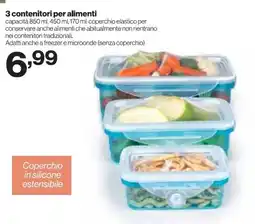 In'S Mercato 3 contenitori per alimenti offerta
