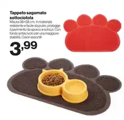 In'S Mercato Tappeto sagomato sottociotola offerta