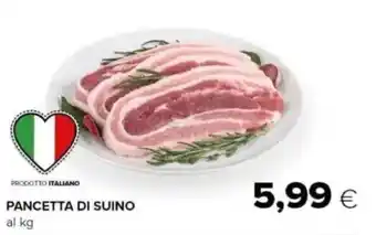 Tigre Pancetta di suino offerta