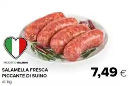 Tigre Salamella fresca piccante di suino offerta