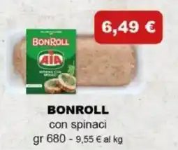 Tigre BONROLL con spinaci offerta