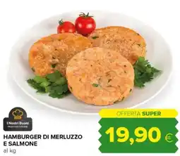 Tigre Hamburger di merluzzo e salmone offerta