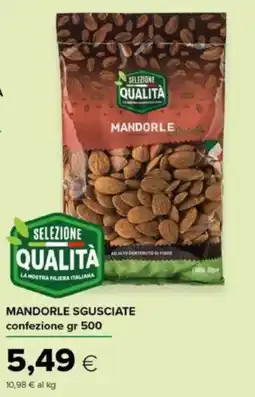 Tigre Selezione qualita mandorle sgusciate confezione offerta