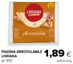 Tigre Piadina arrotolabile LORIANA offerta