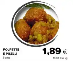 Tigre Polpette e piselli offerta