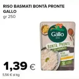 Tigre Riso basmati bontà pronte GALLO offerta