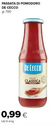 Tigre Passata di pomodoro DE CECCO offerta