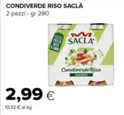 Tigre Condiverde riso SACLÀ offerta