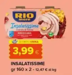 Tigre Rio mare insalatissime offerta