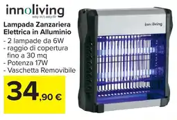 Carrefour Market innoliving Lampada Zanzariera Elettrica in Alluminio offerta