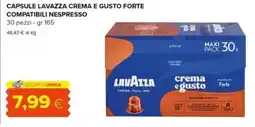 Tigre Capsule lavazza crema e gusto forte compatibili NESPRESSO offerta