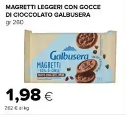 Tigre Magretti leggeri con gocce di cioccolato GALBUSERA offerta
