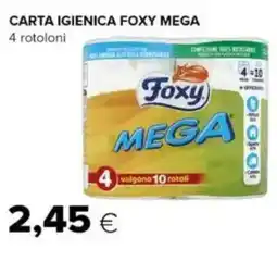 Tigre Carta igienica FOXY MEGA offerta