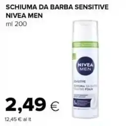 Tigre Schiuma da barba sensitive NIVEA MEN offerta
