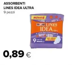 Tigre Assorbenti LINES IDEA ULTRA offerta