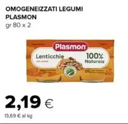Tigre Omogeneizzati legumi PLASMON offerta