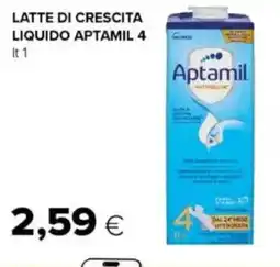 Tigre Latte di crescita liquido APTAMIL 4 offerta