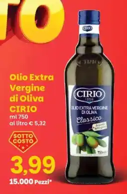 Prix Quality Olio Extra Vergine di Oliva CIRIO offerta