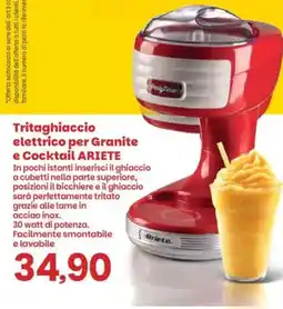 Prix Quality Tritaghiaccio elettrico per Granite e Cocktail ARIETE offerta
