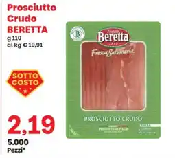 Prix Quality Prosciutto Crudo BERETTA offerta