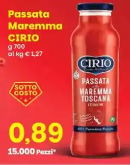 Prix Quality Passata Maremma CIRIO offerta