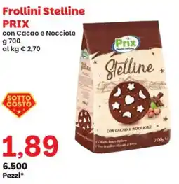 Prix Quality Frollini Stelline PRIX offerta