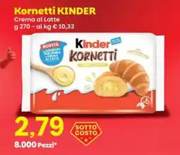 Prix Quality Kornetti KINDER offerta