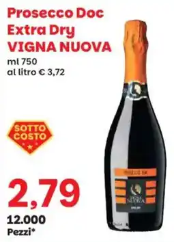 Prix Quality Prosecco Doc Extra Dry VIGNA NUOVA offerta