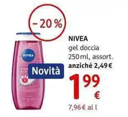 dm drogerie markt NIVEA gel doccia offerta