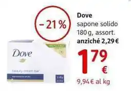 dm drogerie markt Dove sapone solido offerta