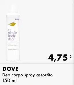 Iper Tosano DOVE Deo corpo spray offerta