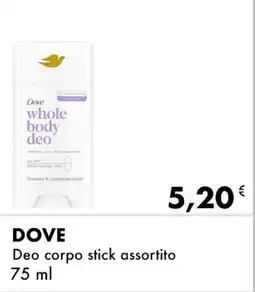 Iper Tosano DOVE Deo corpo stick offerta