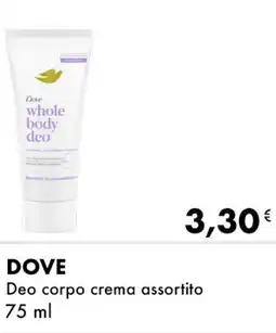 Iper Tosano DOVE Deo corpo crema offerta