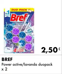 Iper Tosano BREF Power active/lavanda duopack x2 offerta
