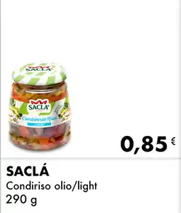 Iper Tosano SACLA Condiriso olio/light offerta
