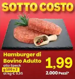 Prix Quality Hamburger di Bovino Adulto offerta