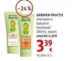 dm drogerie markt GARNIER FRUCTIS shampoo o balsamo funzionali offerta