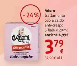 dm drogerie markt Adorn trattamento olio a caldo anti-crespo offerta